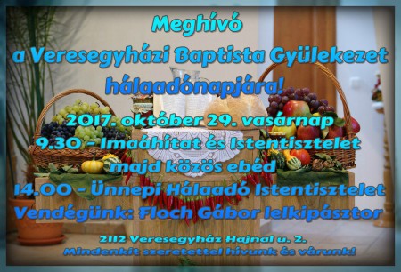 2017 - hálaadónap Veresen